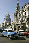 Gran Teatro theater and Capitolio Bldg. Havana City. Cuba.