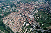Aerial view of Pamplona. Navarra, Spain