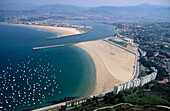 Bidasoa river. Txingudi bay. Fuenterrabia. Guipuzcoa. Euskadi. Spain.