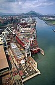 Shipyard. Naval construction. Nervión estuary. Bilbao. Vizcaya. Euskadi. Spain.