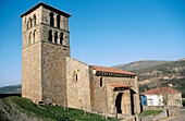 Romanesque collegiate church (XIIth century). Cervatos. Antabria. Spain.