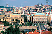 Manesu Bridge over Vltava River. Prague. Czech Republic