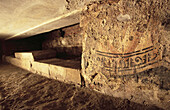 Korsós burial chambers, Early Christian remains in Pecs -World Heritage Site-. Hungary