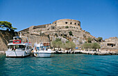 Venetian Stronghold (XVII c.). Spinalonga. Mirabello Gulf. Creta. Greece