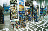 Souvenirs shop in Mikonos. Greece