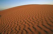 Dunes in Ksar Guilane in the Sahara desert. Tunisia