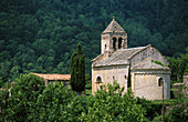 Church of Sant Feliu de Rocabruna (12th century). Vall de Camprodon. Ripolles. Girona province. Catalonia. Spain