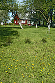 Traditional farm. Nemuno kilpos regional park area. Lithuania