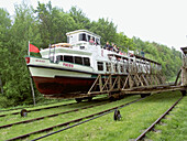 Ostroda- Elblag Canal. Poland