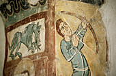 Romanesque paintings. Sant Martí de la Cortinada. Andorra.