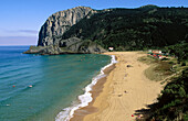 Laga beach and Cape Ogoño. Bizkaia. Euskadi. Spain.