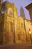 Apsis and tower of Catedral de la Seo S. XII y XIV. Zaragoza. Aragon. Spain.
