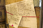 Letters and manuscripts in the Mozart s birthplace, Salzburg. Austria