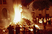 Bonfire on the eve of Saint John s day. Astigarraga. Guipuzcoa. Basque Country. Spain