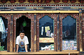 Shop. Paro valley. Bhutan.