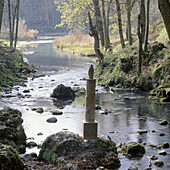 Ebro river source. Fontibre. Cantabria. Spain.