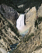 Waterfalls. Yellowstone National Park. Wyoming. USA