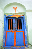 House door. Sinnar. Maharashtra. India