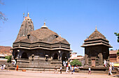 Trimbakeshwar, a religious center with one of the twelve Jyotirlinga (Shrines of Shiva) of the world. Nashik. Maharastra. India