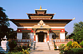 Buddhist monastery in Bhutan. Bodhgaya. Bihar. India