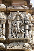 Scultpture at Pratihara temple (9th century). Magarmandi Mata temple. Nimaj, Pali district. Rajasthan, India