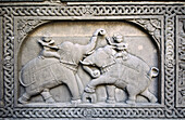 Detail of Gopal Mandir temple. Ujjain. Madhya Pradesh, India