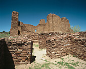 Gran Quivira ruins. Salinas Pueblo Missions National Monument. New Mexico, USA.