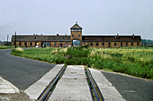 Railway to the concentration camp in Auschwitz. Poland 