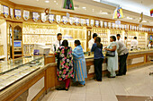 Gold and diamond shopping in Dubai City. Dubai, UAE