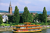 Floating restaurant. Vilich. Bonn. Germany