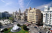 City Hall square. Valencia. Spain