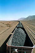 Iron mining train station. Zouérate. Mauritania