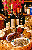 Typical products from Pantelleria Island. Sicily. Italy