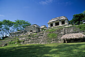 View of the North Group (UNESCO World Heritage). Palenque. Chiapas. Mexico.