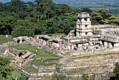 The Palace (UNESCO World Heritage). Palenque. Chiapas. Mexico.
