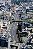 The Massachusetts Turnpike Ext. From the Prudential Tower. Boston. USA.