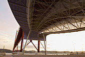 25 Abril Bridge. Lisbon. Portugal.