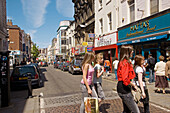 View of Bold Street. Liverpool. England, UK