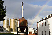 Old distillery of Irish whiskey. Bushmills, North Ireland, UK