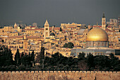 Jerusalem, view from the Mount of Olives. Israel