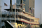 Historical steamboat. Louisiana. USA