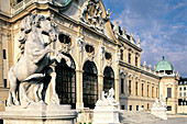 Main facade. Belvedere Palace. Vienna. Austria