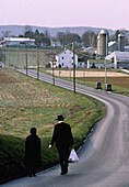 Sunday in the Amish County. Lancaster. Pennsylvania. USA