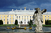 Summer Palace (1714-28) at Petrodvorets. St. Petersburg. Russia