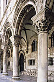 Porch of the Duke s palace. Dubrovnik. Croatia