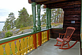 Visavuori at Vanajavesi lake shore, between Tampere and Turku. House and workshop of finnish sculptor Emil Wikström. Finland