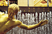 Prometheus Statue. Rockefeller Center. New York City. USA
