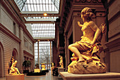 Sculptures gallery in the Metropolitan Museum of Art. Manhattan. New York City. USA