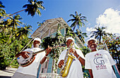 Wo-Wo band. Castries, Saint Lucia island. British West Indies, Caribbean