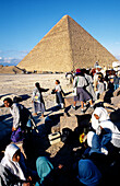 The pyramids. Gizeh (Cairo suburbs). Egypt
